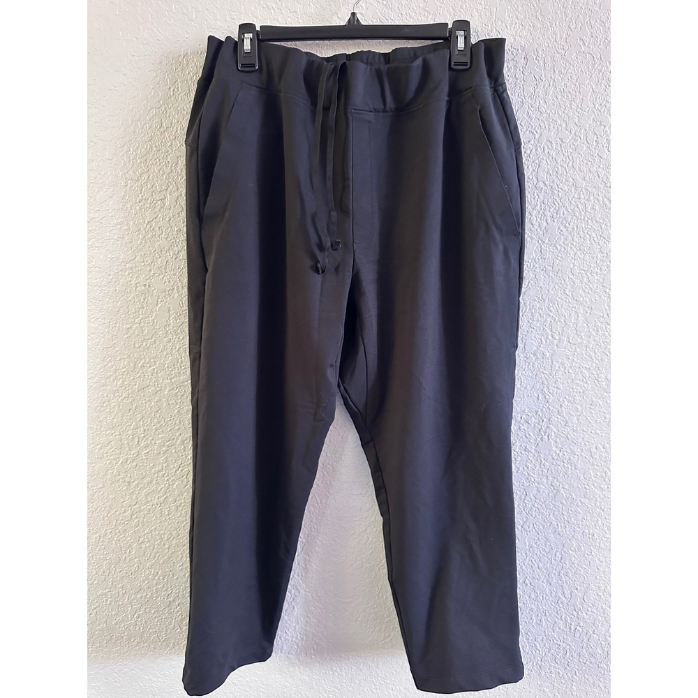 RYU Women Black Jogger Pants XL PT023.0 Elastic Waist Drawstring Made in Canada
